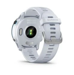 Garmin Forerunner 255 Music Nero Cinturino Bianco -Ricambi Bici Pro 1212 1