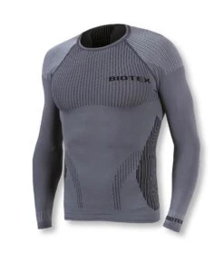 BIOTEX Maglia Intimo Manica Lunga 3D Seamless Grigio