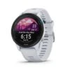 Garmin Forerunner 255 Music Nero Cinturino Bianco 1 Garmin Forerunner 255 Music Nero Cinturino Bianco -Ricambi Bici Pro 255music1