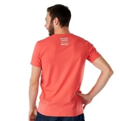 T-shirt Santini Trek-Segafredo Team Corallo -Ricambi Bici Pro back maglia