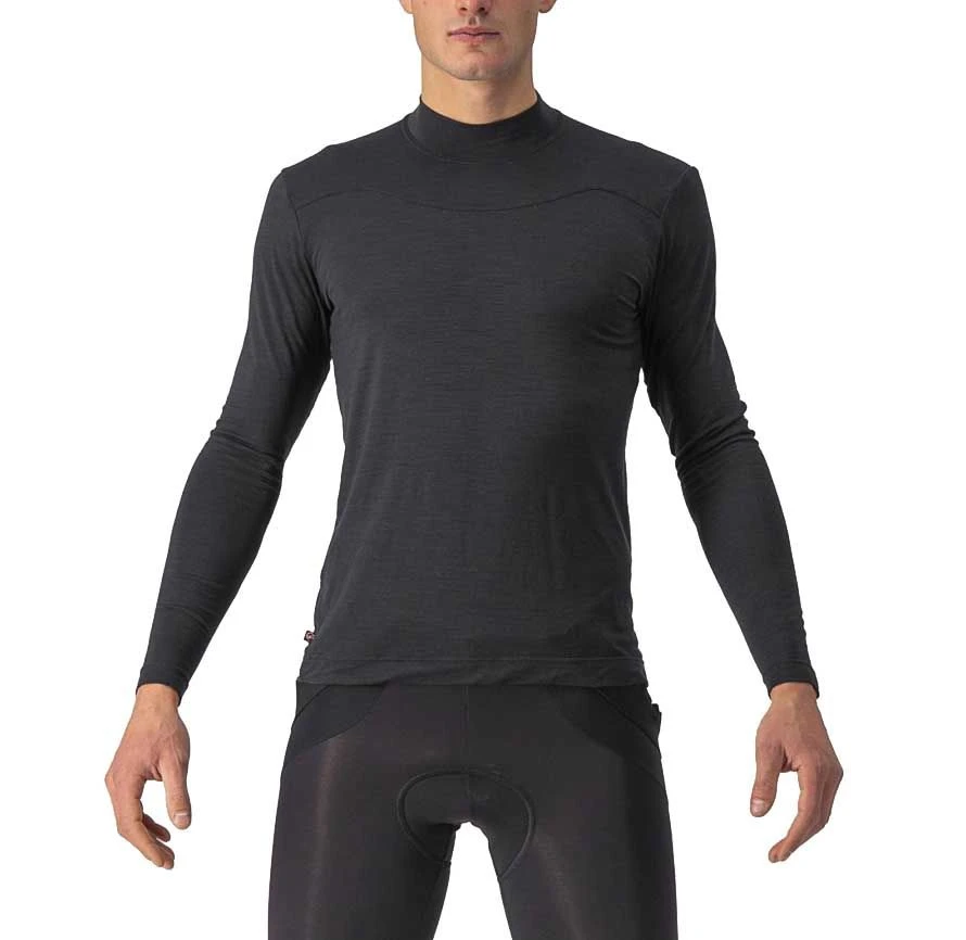 Maglia Intima Manica Lunga Castelli Bandito Wool Nero 3 Maglia Intima Manica Lunga Castelli Bandito Wool Nero