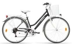 Siena 100 28'' Donna 6v. Nero/bianco Opaco