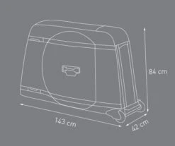 Evoc Borsa Bike Travel Bag Verde Tg.XL 320l 6 Evoc Borsa Bike Travel Bag Verde Tg.XL 320l -Ricambi Bici Pro borsa travel bag xl misure esterne
