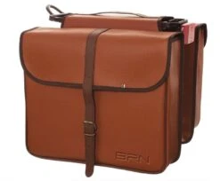 BRN Borse Posteriori Zurigo A Bisaccia Similcuoio Miele