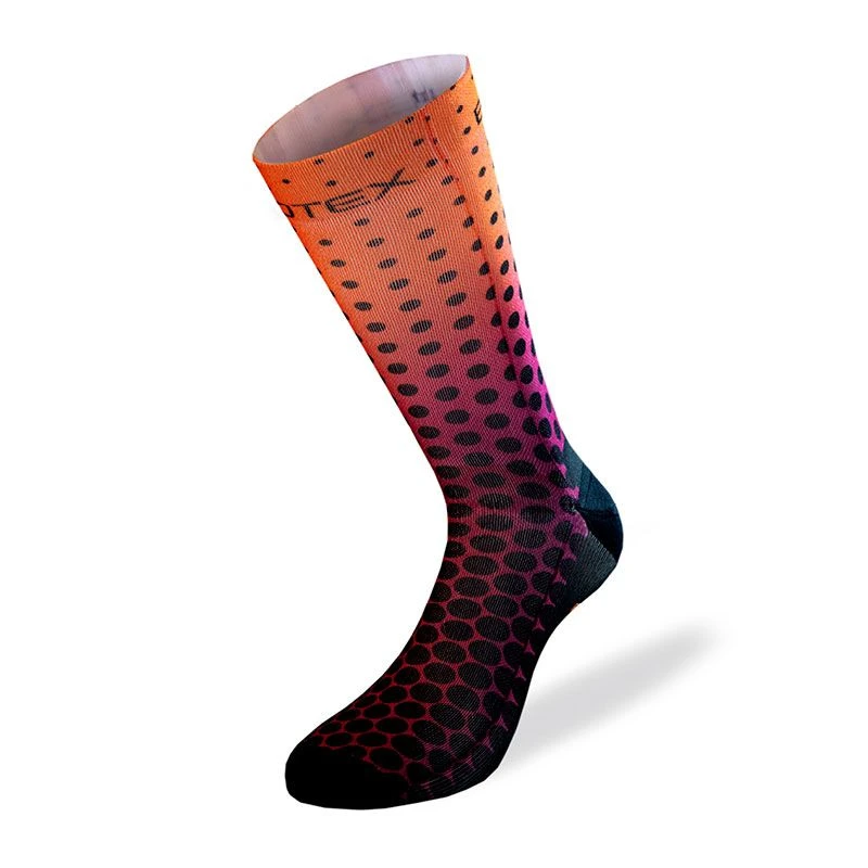 Calzini Biotex Smart Pois Arancione/viola 3 Calzini Biotex Smart Pois Arancione/viola