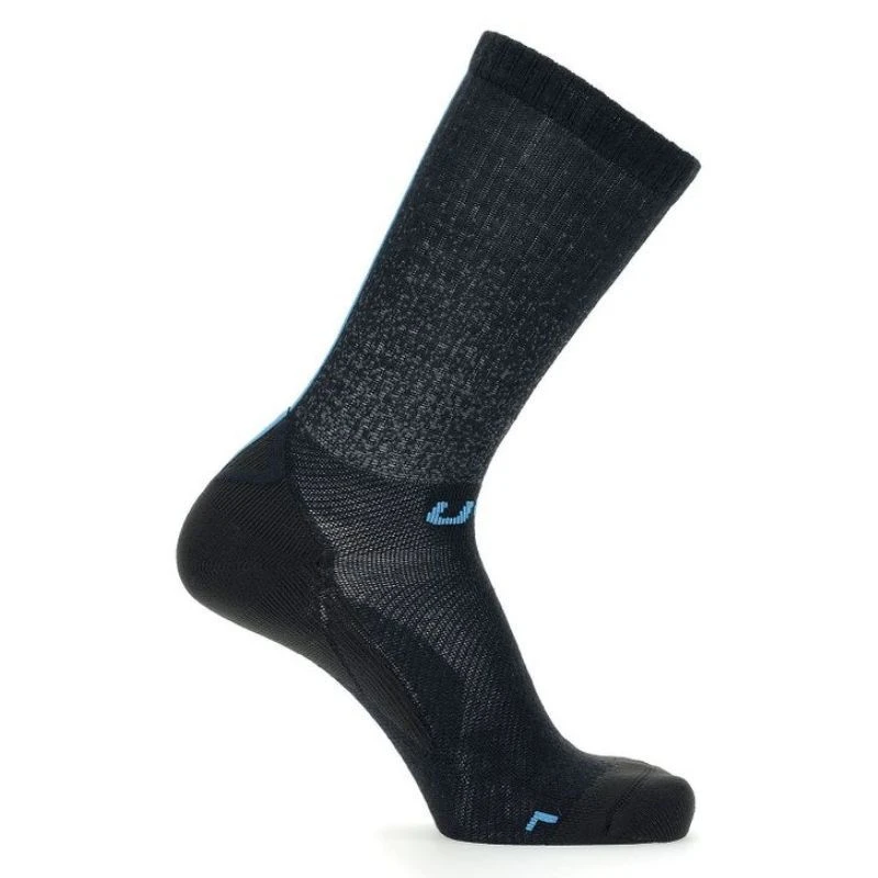 Calzini Uyn Evolutyon Aero Nero/azzurro 6 Calzini Uyn Evolutyon Aero Nero/azzurro - immagine 4