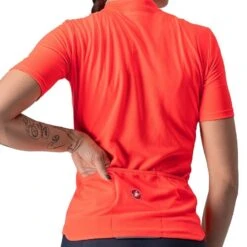 Maglia Castelli Anima 3 Donna Rosa Fluo -Ricambi Bici Pro canotta castelli solaris donna rosa fluo 3