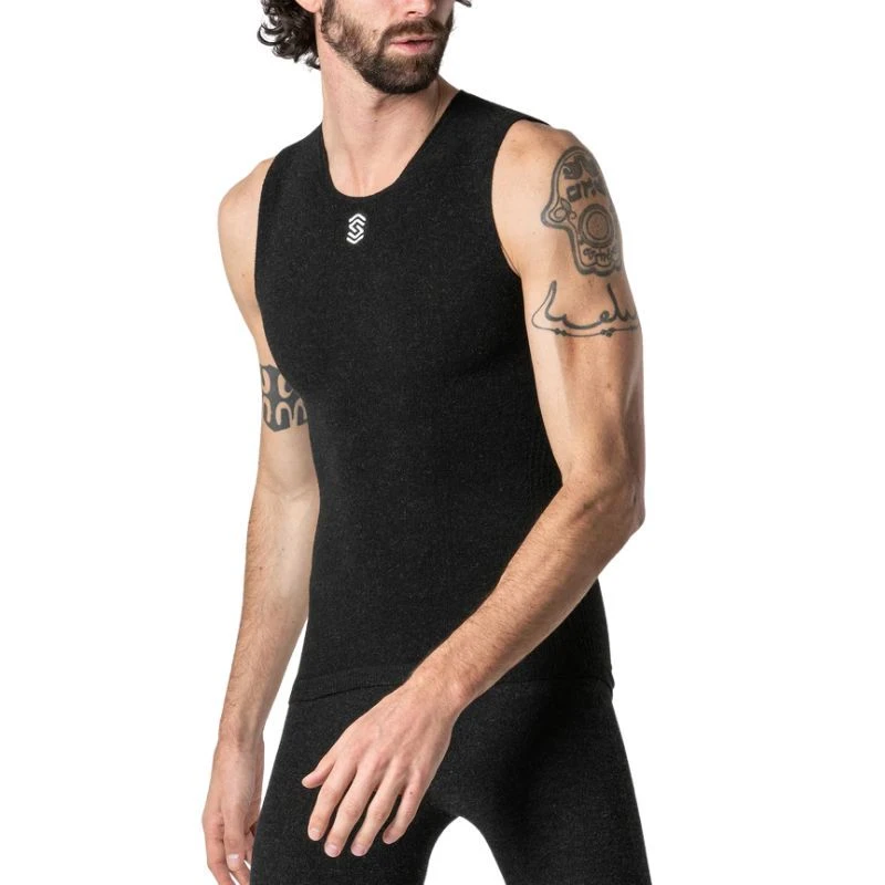 Canotta Giro Collo Silverskin Stay Fresh Antracite 4 Canotta Giro Collo Silverskin Stay Fresh Antracite - immagine 2