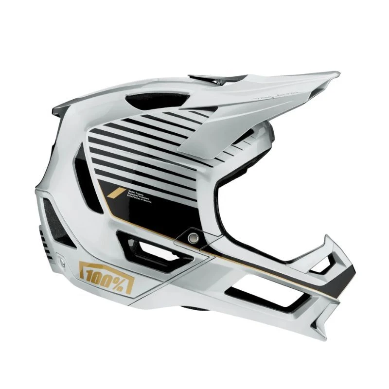 Casco 100% Trajecta Fidlock Argento/oro 3 Casco 100% Trajecta Fidlock Argento/oro