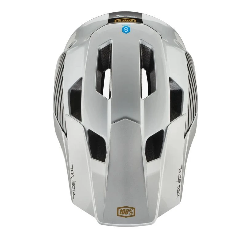 Casco 100% Trajecta Fidlock Argento/oro 4 Casco 100% Trajecta Fidlock Argento/oro - immagine 2