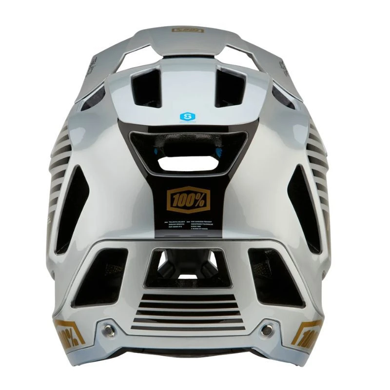 Casco 100% Trajecta Fidlock Argento/oro 5 Casco 100% Trajecta Fidlock Argento/oro - immagine 3