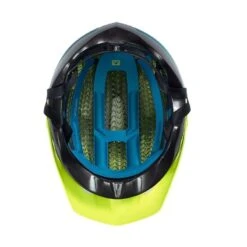 Casco Bontrager Blaze Wavecel Ltd Giallo/verde Acqua -Ricambi Bici Pro casco bontrager blaze wavecel ltd giallo verde acqua 4