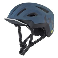 BOLLE Casco React Mips Blu Scuro Opaco