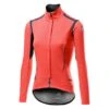 Castelli Giacca Perfetto Rosso Corsa Donna Salmone