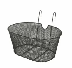 Cestino Ciclo Rms Ovale Con Ganci Nero