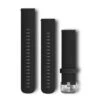 Garmin Cinturino Quick Release Per Forerunner 245/645/vivoactive 3 In Silicone 20mm Nero -Ricambi Bici Pro cinturino forerunner