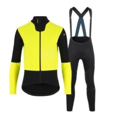 Completo Assos Giacca E Salopette Equipe R Habu S9 Nero/giallo