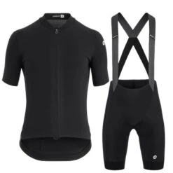 Completo Assos Maglia Mille GT C2 Evo + Salopette Mille GT Nero/nero