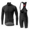Completo Castelli Giacca Perfetto Ros Blackout Collection + Salopette Tutto Nano -Ricambi Bici Pro completo castelli giacca perfetto ros blackout collection salopette tutto nano