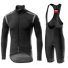 Completo Castelli Giacca Perfetto RoS Nero + Salopette Tutto Nano -Ricambi Bici Pro completo castelli giacca perfetto ros nero salopette tutto nano