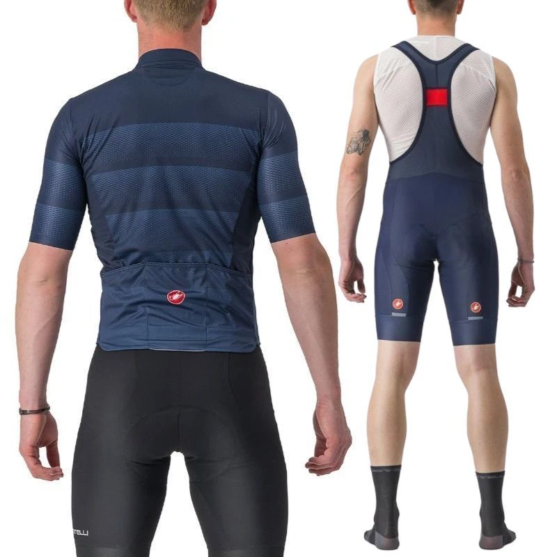 Completo Castelli Maglia Livelli + Salopette Entrata 2 Belgian Blu 4 Completo Castelli Maglia Livelli + Salopette Entrata 2 Belgian Blu - immagine 2