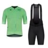 Completo Gobik Maglia Carrera 2.0+Salopette Ultralite K12 Verde/nero