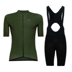 Completo Pissei Prima Pelle 2023 Verde Militare/nero