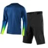 Completo Troy Lee Designs Maglia Skyline + Pantalone Flowline 2 Completo Troy Lee Designs Maglia Skyline + Pantalone Flowline -Ricambi Bici Pro completo troy lee designs maglia skyline jet pantalone flowline nero