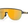 Occhiali Oakley Corridor Grigio Opaco Lente Prizm 24K -Ricambi Bici Pro corridor24k