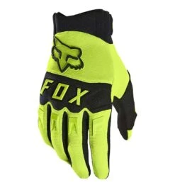 Guanti Fox Racing Dirtpaw Dita Lunghe Giallo Fluo