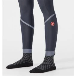 Pantaloni Lunghi Castelli Velocissima Thermal Donna Savile Blu/argento -Ricambi Bici Pro donna castelli blu
