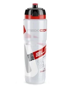 Elite Borraccia Maxicorsa Clear Bio Logo Rosso 950ml