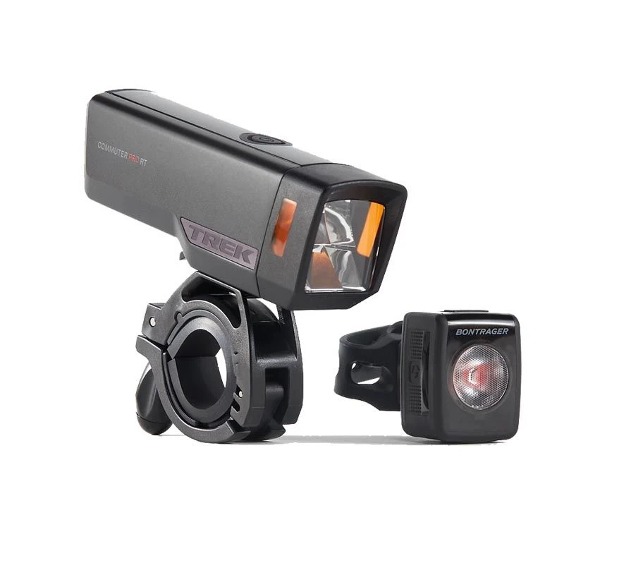 Set Luci Trek Commuter Pro Rt/flare Rt Ant/post Usb Nero 3 Set Luci Trek Commuter Pro Rt/flare Rt Ant/post Usb Nero