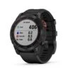 Garmin Fenix 7 Solar Grigio/rosso Cinturino Nero 2 Garmin Fenix 7 Solar Grigio/rosso Cinturino Nero -Ricambi Bici Pro fenix7grigiorosso