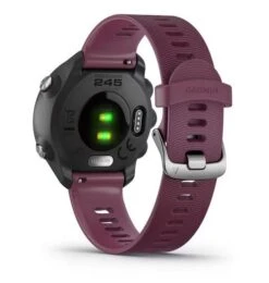 Garmin Forerunner 245 Nero Cinturino Merlot -Ricambi Bici Pro fr 245 viola nuovo