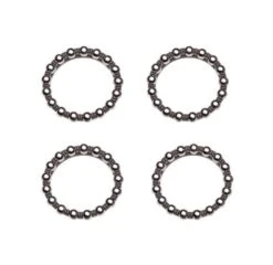 Fulcrum Gabbietta Con Sfere Red Metal 4pz