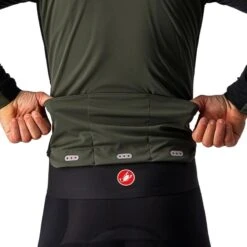 Giacca Castelli Alpha Ros 2 Rosso Corsa Verde Scuro -Ricambi Bici Pro giacca castelli alpha ros 2 rosso corsa verde scuro 4