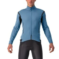 Giacca Castelli Perfetto Ros 2 Rosso Corsa Blu/saville Blu