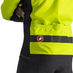 Giacca Castelli Raddoppia 3 Lime/nero -Ricambi Bici Pro giacca castelli raddoppia 3 lime nero 3