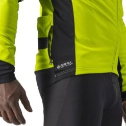 Giacca Castelli Raddoppia 3 Lime/nero -Ricambi Bici Pro giacca castelli raddoppia 3 lime nero 4