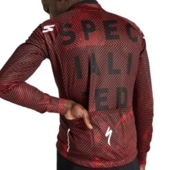 Giacca Specialized Team SL Expert Soft Shell Nero/rosso -Ricambi Bici Pro giacca specialized team sl expert soft shell nero rosso 4