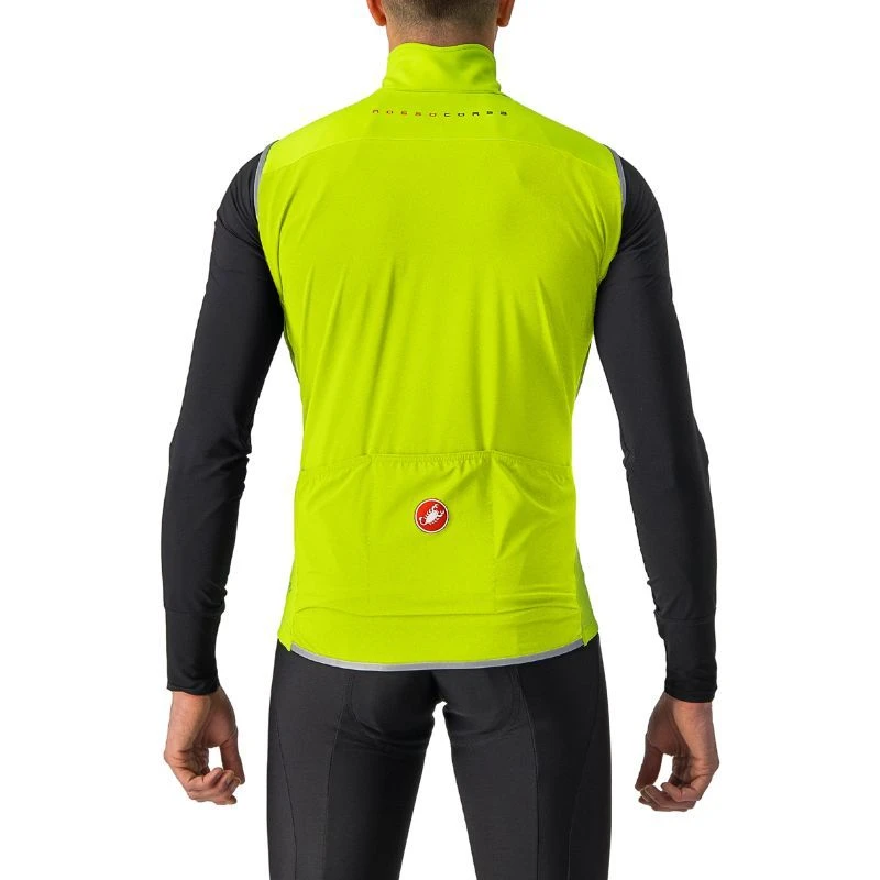 Gilet Castelli Perfetto Ros 2 Rosso Corsa Giallo 4 Gilet Castelli Perfetto Ros 2 Rosso Corsa Giallo - immagine 2