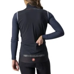 Castelli Gilet Perfetto RoS Rosso Corsa Donna Nero -Ricambi Bici Pro gilet perfetto ros rosso corsa donna nero 3