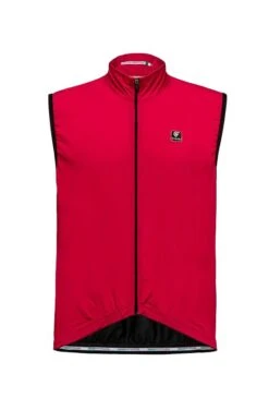 Gilet Pissei Sante Rosso -Ricambi Bici Pro gilet sanremo