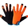 BIOTEX Guanti Total Touch Nero/arancione Fluo 1 BIOTEX Guanti Total Touch Nero/arancione Fluo -Ricambi Bici Pro guanti total touck biotex arancione