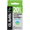 Genuine Innovations Kit 6 Cartucce Co2 Da 20gr -Ricambi Bici Pro kit 6 cartucce co2 genuine innovations 20gr