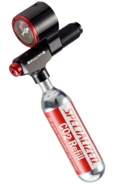 Specialized Kit Air Tool Cpro2 Gauge Trigger + Co2 16gr -Ricambi Bici Pro kit manometro