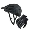 Kit Troy Lee Designs Casco A1 Drone + Guanti Se Pro Nero -Ricambi Bici Pro kit troy lee designs casco a1 drone guanti se pro nero