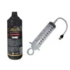 Kit Wag Liquido Sigillante Antiforatura Alta Viscosita 1lt + Siringa Con Adattatore Valvola 100ml -Ricambi Bici Pro kit wag liquido sigillante antiforatura alta viscosita 1lt siringa