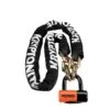 Kryptonite Lucchetto New York Chain 1210 12x1700mm Nero/bianco 2 Kryptonite Lucchetto New York Chain 1210 12x1700mm Nero/bianco -Ricambi Bici Pro lucchetto krypto